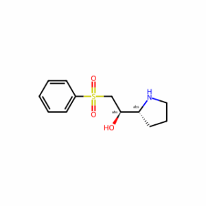(R)-2-(Phenylsulfonyl)-1-((R)-pyrrolidin-2-yl)ethan-1-ol