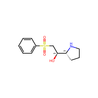 (R)-2-(Phenylsulfonyl)-1-((R)-pyrrolidin-2-yl)ethan-1-ol