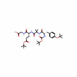 ((S)-5-(tert-Butoxy)-2-(2-((S)-3-(4-(tert-butoxy)phenyl)-2-((tert-butoxycarbonyl)amino)propanamido)-2-methylpropanamido)-5-oxopentanoyl)glycine