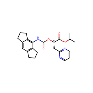 Isopropyl (R)-2-(((1,2,3,5,6,7-hexahydro-s-indacen-4-yl)carbamoyl)oxy)-3-(pyrimidin-2-yl)propanoate