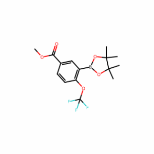 Methyl 3-(4,4,5,5-tetramethyl-1,3,2-dioxaborolan-2-yl)-4-(trifluoromethoxy)benzoate