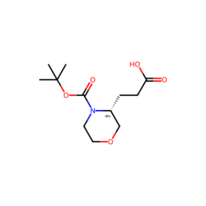 (R)-3-(4-(Tert-butoxycarbonyl)morpholin-3-yl)propanoic acid