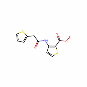 Methyl 3-[[2-(2-thienyl)acetyl]amino]-2-thiophenecarboxylate