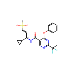 (S,E)-N-(1-Cyclopropyl-3-(methylsulfonyl)allyl)-2-(1,1-difluoroethyl)-4-phenoxypyrimidine-5-carboxamide