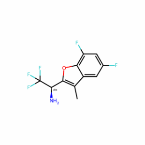 (R)-1-(5,7-difluoro-3-methylbenzofuran-2-yl)-2,2,2-trifluoroethan-1-amine
