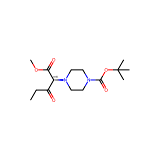 tert-Butyl 4-(1-methoxy-1,3-dioxopentan-2-yl)piperazine-1-carboxylate