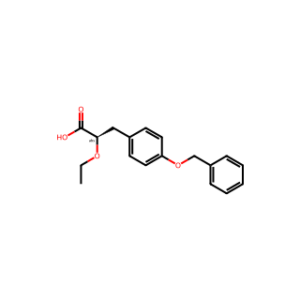 (R)-3-(4-(benzyloxy)phenyl)-2-ethoxypropanoic acid