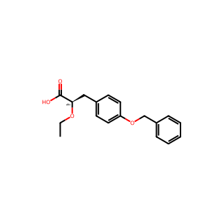 (R)-3-(4-(benzyloxy)phenyl)-2-ethoxypropanoic acid