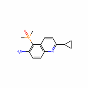 (6-Amino-2-cyclopropylquinolin-5-yl)dimethylphosphine oxide