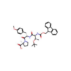(S)-1-((S)-2-((2S,3R)-2-((((9H-Fluoren-9-yl)methoxy)carbonyl)amino)-3-(tert-butoxy)butanamido)-3-(4-methoxyphenyl)propanoyl)-2-methylpyrrolidine-2-carboxylic acid