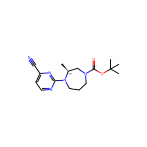 tert-butyl (3S)-4-(4-cyanopyrimidin-2-yl)-3-methyl-1,4-diazepane-1-carboxylate