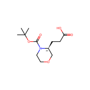 (S)-3-(4-(Tert-butoxycarbonyl)morpholin-3-yl)propanoic acid