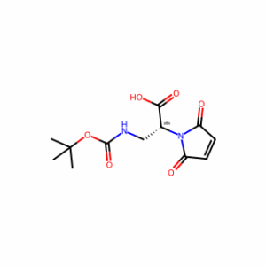 (R)-3-((tert-Butoxycarbonyl)amino)-2-(2,5-dioxo-2,5-dihydro-1H-pyrrol-1-yl)propanoic acid