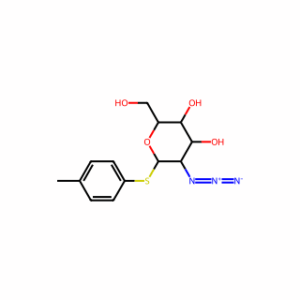(2R,3R,4R,5R)-5-Azido-2-(hydroxymethyl)-6-(p-tolylthio)tetrahydro-2H-pyran-3,4-diol