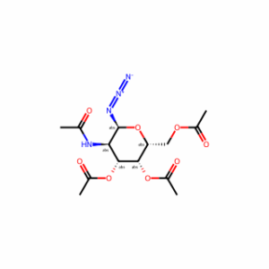 (2R,3R,4R,5R,6S)-5-Acetamido-2-(acetoxymethyl)-6-azidotetrahydro-2H-pyran-3,4-diyl Diacetate