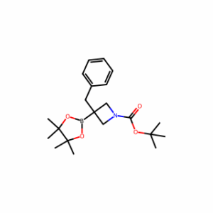 tert-Butyl 3-Benzyl-3-(4,4,5,5-tetramethyl-1,3,2-dioxaborolan-2-yl)azetidine-1-carboxylate