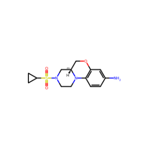(R)-3-(Cyclopropylsulfonyl)-1,2,3,4,4a,5-hexahydrobenzo[b]pyrazino[1,2-d][1,4]oxazin-8-amine