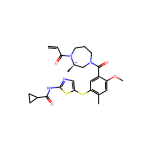 (R)-N-(5-((5-(4-Acryloyl-3-methyl-1,4-diazepane-1-carbonyl)-4-methoxy-2-methylphenyl)thio)thiazol-2-yl)cyclopropanecarboxamide