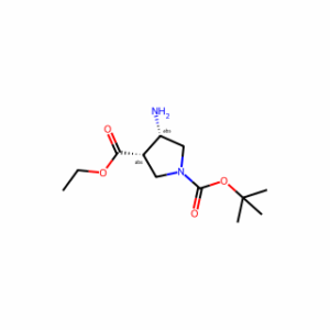 (3s,4s)-ethyl 1-boc-4-aminopyrrolidine-3-carboxylate