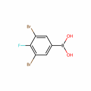 (3,5-dibromo-4-fluorophenyl)boronic acid