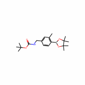 Tert-butyl (3-methyl-4-(4,4,5,5-tetramethyl-1,3,2-dioxaborolan-2-yl)benzyl)carbamate