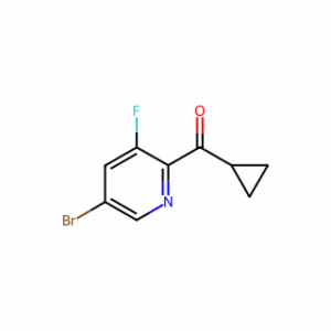 (5-bromo-3-fluoropyridin-2-yl)(cyclopropyl)methanone