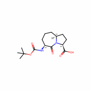 (3S,6S,9aS)-6-((tert-Butoxycarbonyl)amino)-5-oxooctahydro-1H-pyrrolo[1,2-a]azepine-3-carboxylic acid