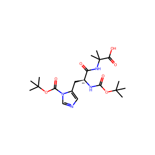 (S)-2-(3-(1-(tert-Butoxycarbonyl)-1H-imidazol-5-yl)-2-((tert-butoxycarbonyl)amino)propanamido)-2-methylpropanoic acid