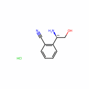 (R)-2-(1-Amino-2-hydroxyethyl)benzonitrile hydrochloride