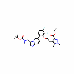 (2R,3R,4R,5R)-5-(6-Benzamido-9H-purin-9-yl)-2-((bis(4-methoxyphenyl)(phenyl)methoxy)methyl)-4-(prop-2-yn-1-yloxy)tetrahydrofuran-3-yl (2-cyanoethyl) diisopropylphosphoramidite