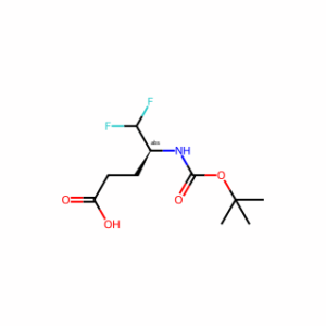 (4S)-4-{[(tert-butoxy)carbonyl]amino}-5,5-difluoropentanoic acid