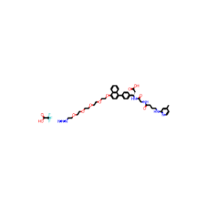 (S)-3-(4-(4-((14-Azido-3,6,9,12-tetraoxatetradecyl)oxy)naphthalen-1-yl)phenyl)-3-(2-(4-((4-methylpyridin-2-yl)amino)butanamido)acetamido)propanoic acid compound (trifluoroacetate)