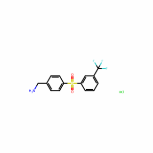 (4-((3-(Trifluoromethyl)phenyl)sulfonyl)phenyl)methanamine hydrochloride