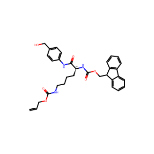 (S)-(9H-Fluoren-9-yl)methyl allyl (6-((4-(hydroxymethyl)phenyl)amino)-6-oxohexane-1,5-diyl)dicarbamate