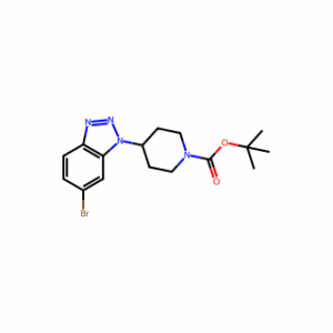 tert-butyl 4-(6-bromo-1H-1,2,3-benzotriazol-1-yl)piperidine-1-carboxylate
