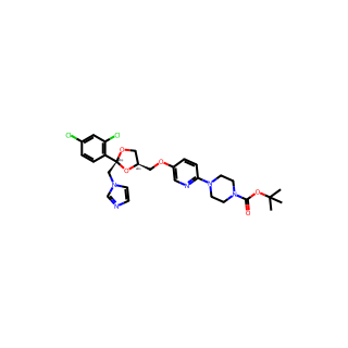 tert-Butyl 4-(5-(((2S,4R)-2-((1H-imidazol-1-yl)methyl)-2-(2,4-dichlorophenyl)-1,3-dioxolan-4-yl)methoxy)pyridin-2-yl)piperazine-1-carboxylate