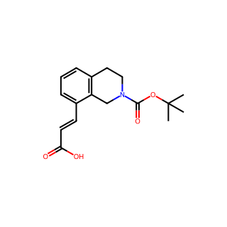 (E)-3-(2-(tert-Butoxycarbonyl)-1,2,3,4-tetrahydroisoquinolin-8-yl)acrylic acid