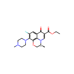 Ethyl 9-fluoro-3-methyl-10-(4-methylpiperazin-1-yl)-7-oxo-2,3-dihydro-7H-[1,4]oxazino[2,3,4-ij]quinoline-6-carboxylate