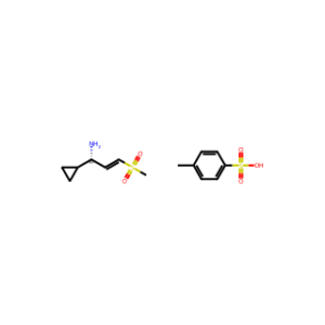 (S,E)-1-Cyclopropyl-3-(methylsulfonyl)prop-2-en-1-amine 4-(methylbenzenesulfonate)