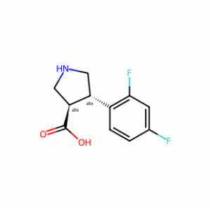 (3R,4S)-4-(2,4-Difluorophenyl)pyrrolidine-3-carboxylic acid