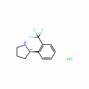 (R)-2-(2-(Trifluoromethyl)phenyl)pyrrolidine hcl