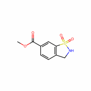 Methyl 2,3-Dihydrobenzisothiazole-6-carboxylate 1,1-Dioxide