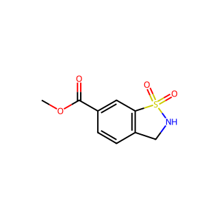 Methyl 2,3-Dihydrobenzisothiazole-6-carboxylate 1,1-Dioxide