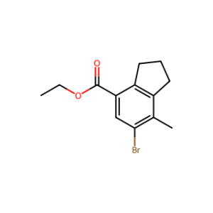 Ethyl 6-bromo-2,3-dihydro-7-methyl-1H-indene-4-carboxylate