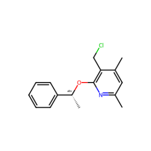 (R)-3-(Chloromethyl)-4,6-dimethyl-2-(1-phenylethoxy)pyridine
