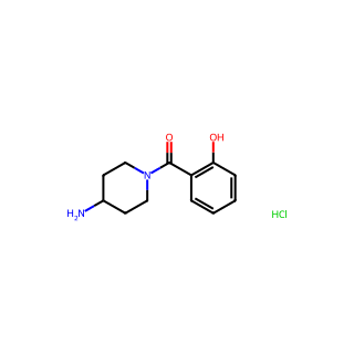 (4-Aminopiperidin-1-yl)(2-hydroxyphenyl)methanone hydrochloride