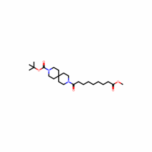 TERT-BUTYL 9-(9-METHOXY-9-OXONONANOYL)-3,9-DIAZASPIRO[5.5]UNDECANE-3-CARBOXYLATE