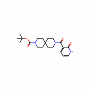 tert-Butyl 9-(2-oxo-1,2-dihydropyridine-3-carbonyl)-3,9-diazaspiro[5.5]undecane-3-carboxylate