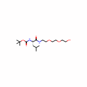 TERT-BUTYL (S)-(1-((2-(2-(2-HYDROXYETHOXY)ETHOXY)ETHYL)AMINO)-4-METHYL-1-OXOPENTAN-2-YL)CARBAMATE