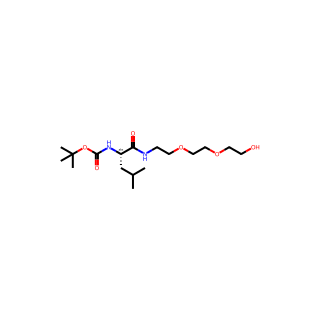 TERT-BUTYL (S)-(1-((2-(2-(2-HYDROXYETHOXY)ETHOXY)ETHYL)AMINO)-4-METHYL-1-OXOPENTAN-2-YL)CARBAMATE